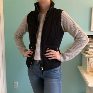 black quilted vest // francesca’s